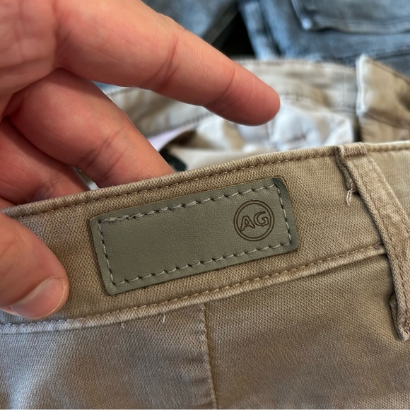 AG Adriano Goldschmied Women’s The Caden Tailored trouser in khaki - Picture 6 of 6